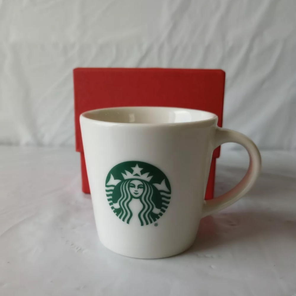 Starbucks Boxed Demi Cup - White with Logo, 3 Fl Oz in Original Box 2015